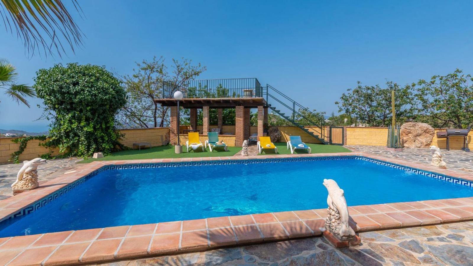 Villa Paraiso Andaluz Sedella By Ruralidays Kültér fotó