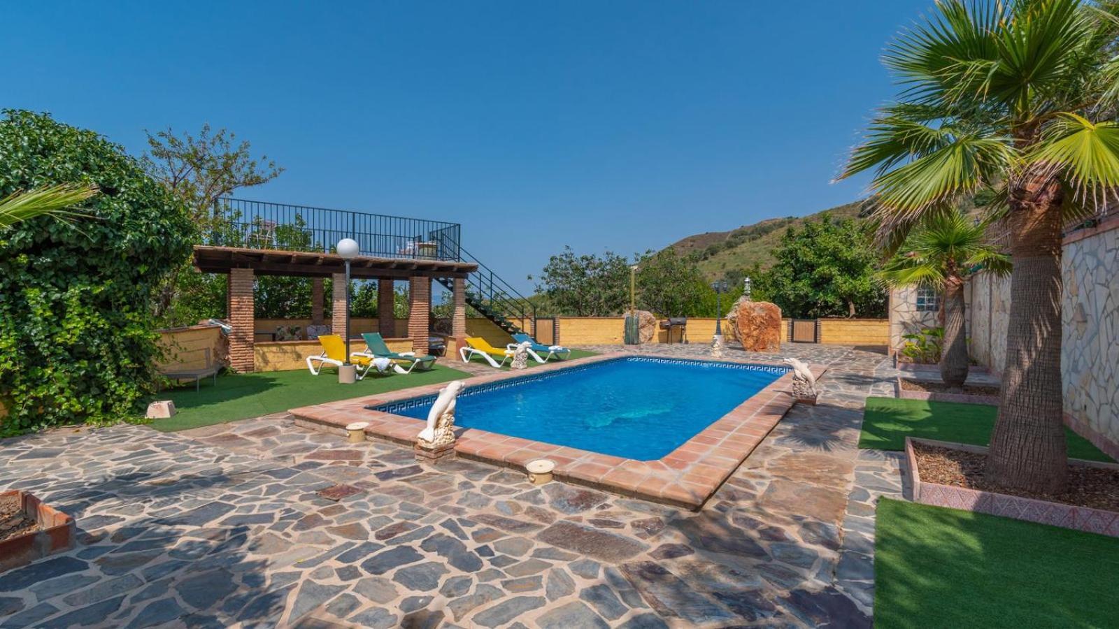 Villa Paraiso Andaluz Sedella By Ruralidays Kültér fotó